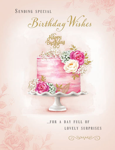 Picture of SENDING SPECIAL WISHES BIRTHDAY CARD